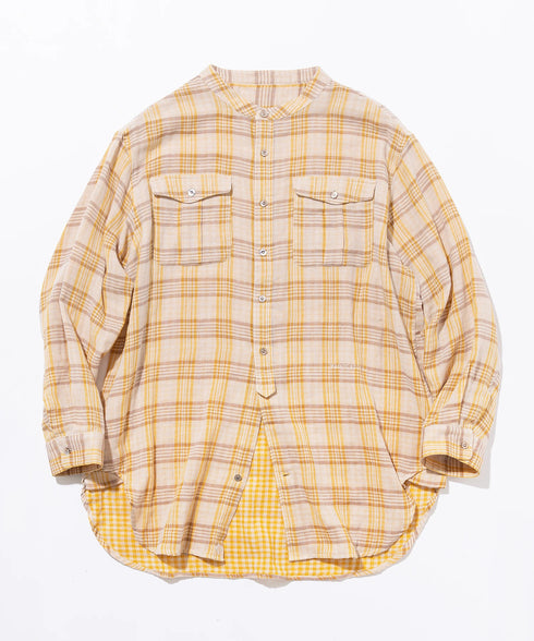 ユーティリティー ロングテールシャツ(ガーゼ)