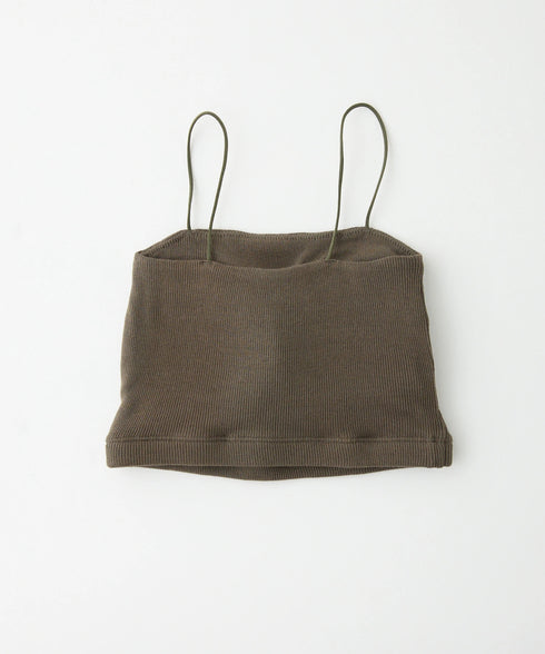 RIB STRAP SHORT TOPS