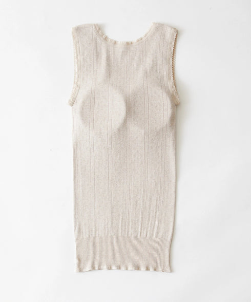 PALM CUP ORGANIC COTTON SLEEVELESS