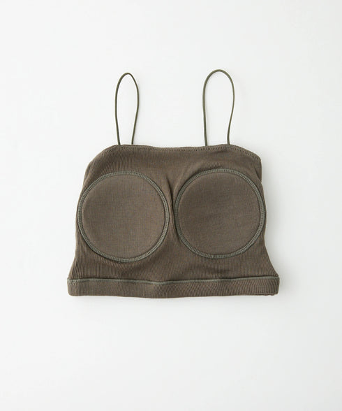 RIB STRAP SHORT TOPS