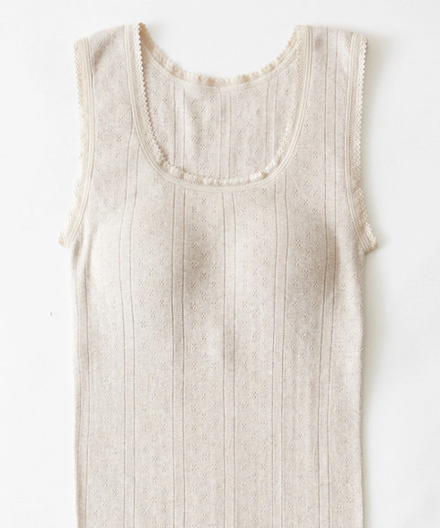 PALM CUP ORGANIC COTTON SLEEVELESS