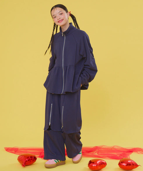 マルチウェイジップラインスウェットパンツ