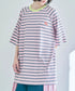 ポイントカラーリブボーダービッグT