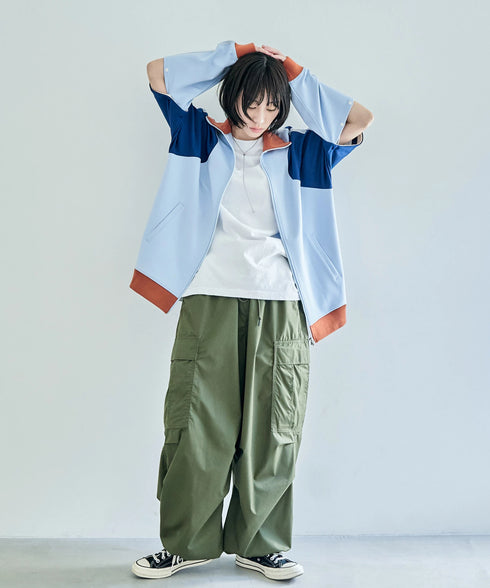 マルチウェイシルバーライントラックジャケット【ユニセックス】