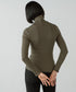PALM CUP RIB TURTLE NECK