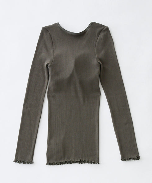 PALM22RIB VNECK BRA LSP/O