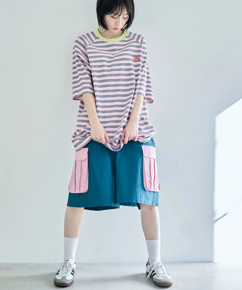 ビッグポケットワイドハーフパンツ【ユニセックス】