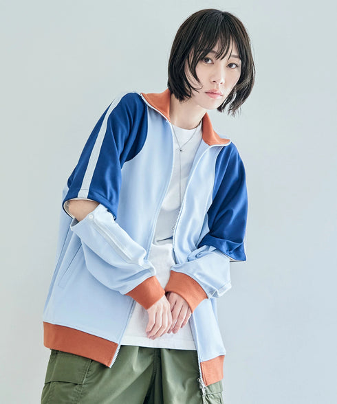 マルチウェイシルバーライントラックジャケット【ユニセックス】