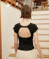 BACK OPEN FRENCH PULLOVER