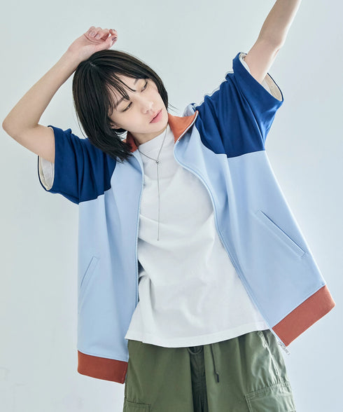 マルチウェイシルバーライントラックジャケット【ユニセックス】