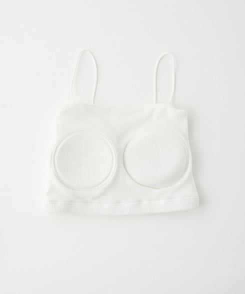 RIB STRAP SHORT TOPS