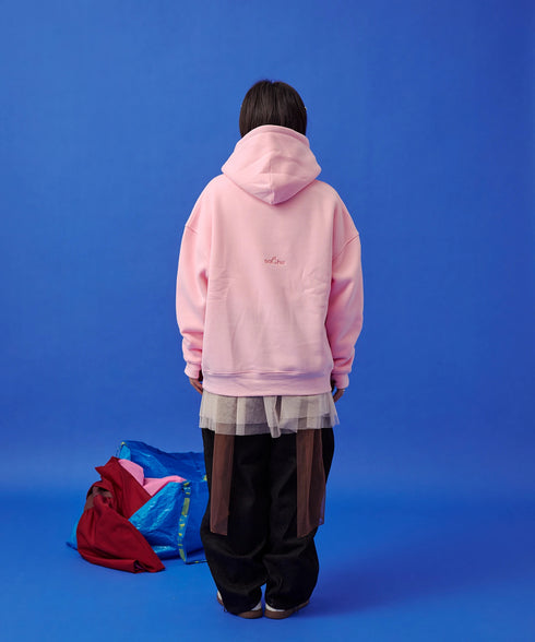 サイドダブルジップワイドデニムパンツ