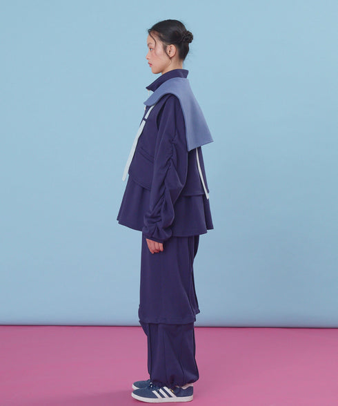 セーラーセットペプラムスウェットジャケット