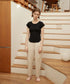 BACK OPEN FRENCH PULLOVER