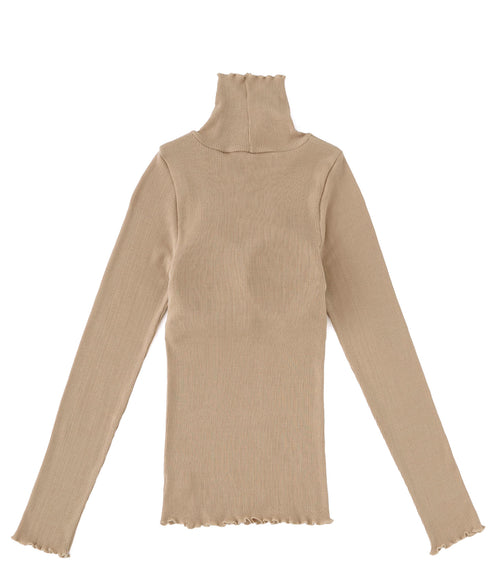 PALM CUP RIB TURTLE NECK