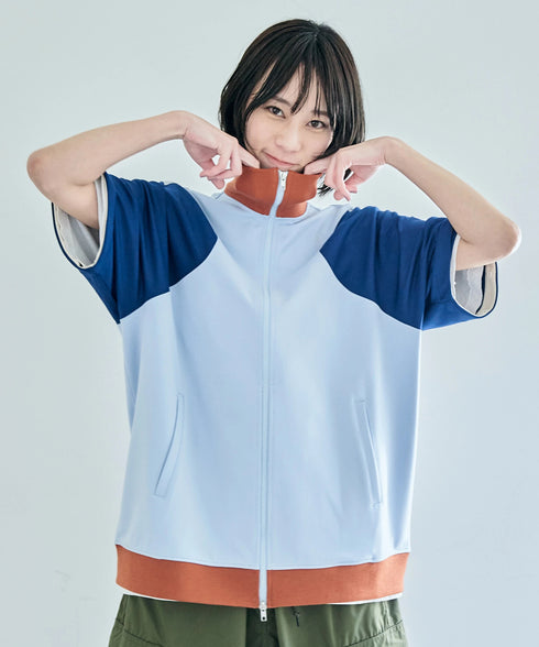 マルチウェイシルバーライントラックジャケット【ユニセックス】