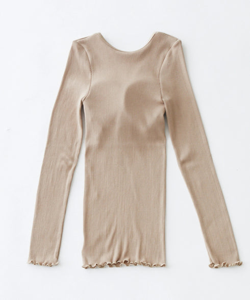 PALM22RIB VNECK BRA LSP/O