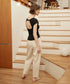BACK OPEN FRENCH PULLOVER