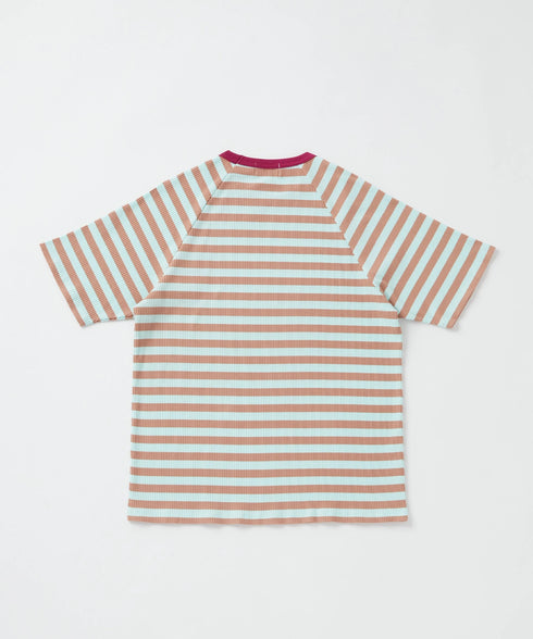 ポイントカラーリブボーダービッグT