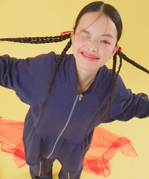 セーラーセットペプラムスウェットジャケット