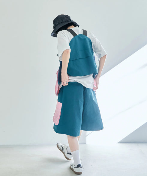 ビッグポケットワイドハーフパンツ【ユニセックス】