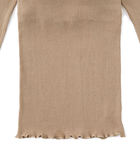 PALM CUP RIB TURTLE NECK