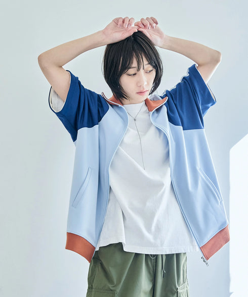 マルチウェイシルバーライントラックジャケット【ユニセックス】