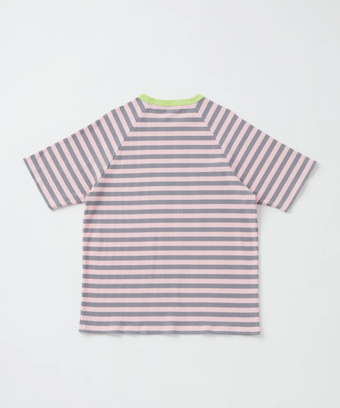 ポイントカラーリブボーダービッグT