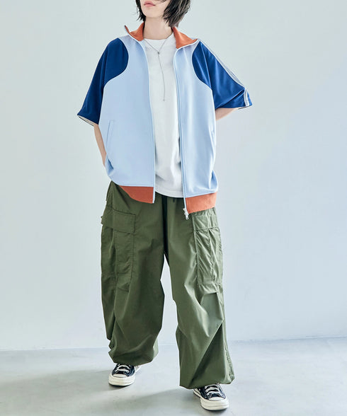 マルチウェイシルバーライントラックジャケット【ユニセックス】