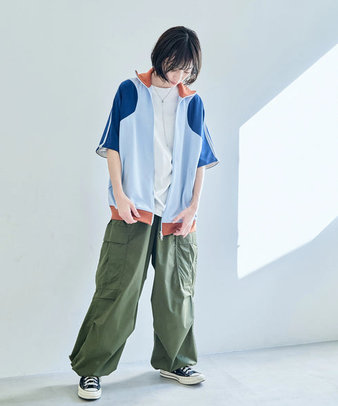 マルチウェイシルバーライントラックジャケット【ユニセックス】