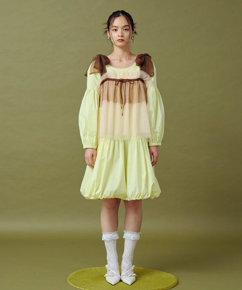 マルチウェイビスチェセットバルーンワンピース