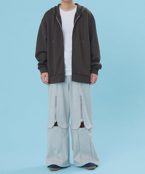 マルチウェイジップラインスウェットパンツ