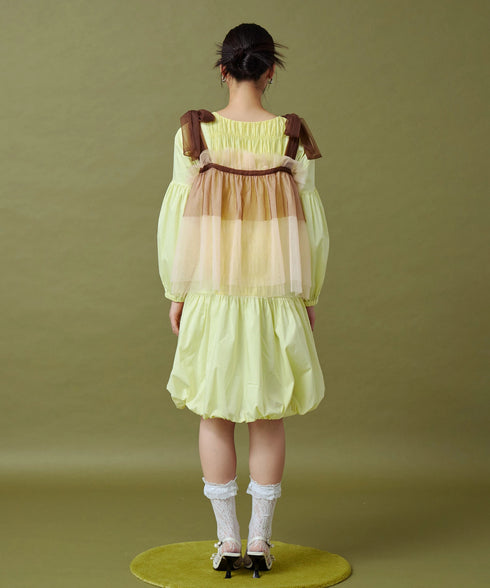 マルチウェイビスチェセットバルーンワンピース