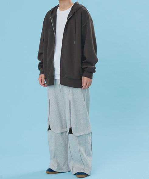 マルチウェイジップラインスウェットパンツ