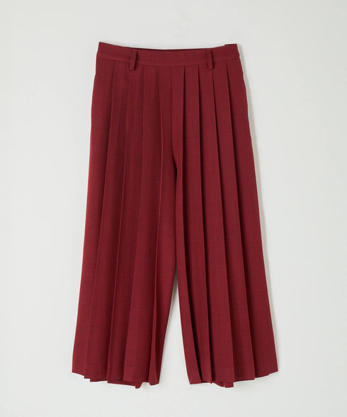 ボリュームオールプリーツパンツ