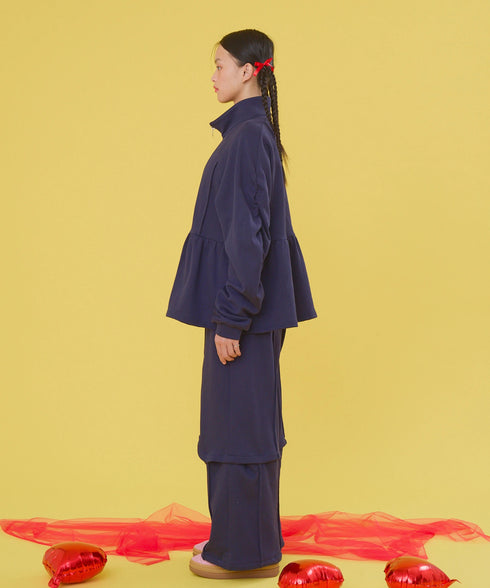 セーラーセットペプラムスウェットジャケット