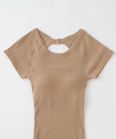 BACK OPEN FRENCH PULLOVER