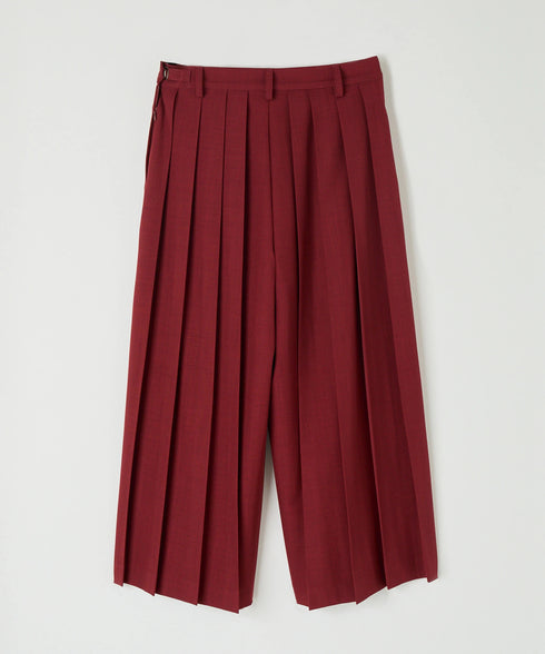 ボリュームオールプリーツパンツ