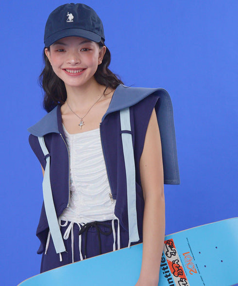 セーラーセットペプラムスウェットジャケット