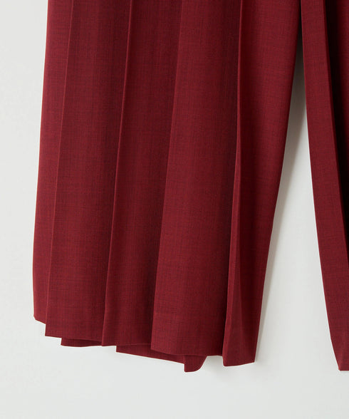 ボリュームオールプリーツパンツ