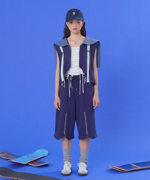 セーラーセットペプラムスウェットジャケット