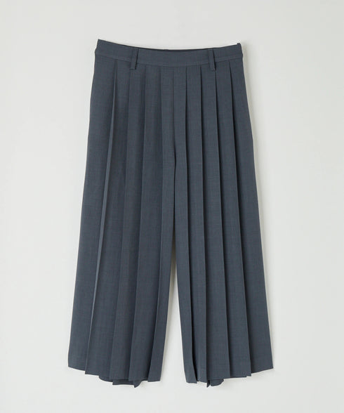 ボリュームオールプリーツパンツ