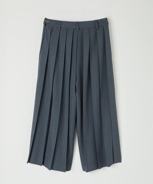 ボリュームオールプリーツパンツ