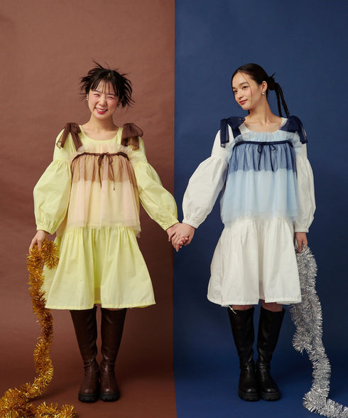 マルチウェイビスチェセットバルーンワンピース