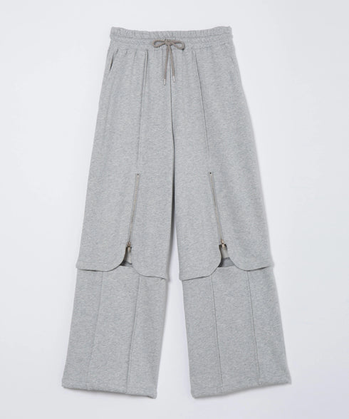 マルチウェイジップラインスウェットパンツ
