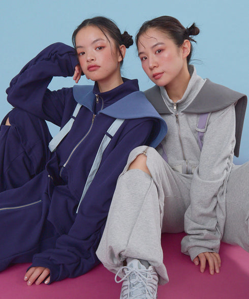 セーラーセットペプラムスウェットジャケット