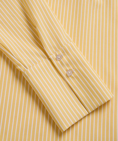 2WAYギャザーポケットビッグストライプシャツ