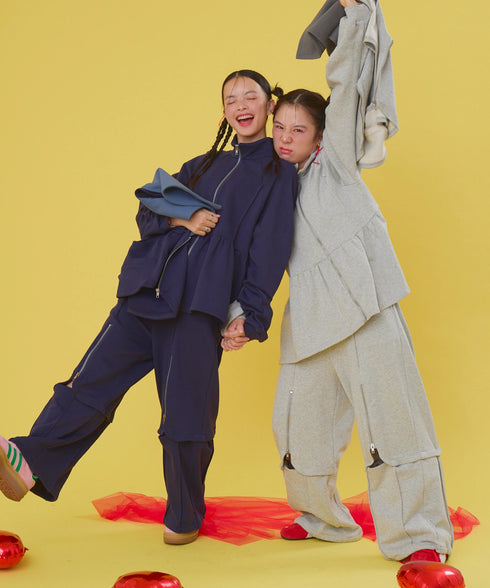 セーラーセットペプラムスウェットジャケット