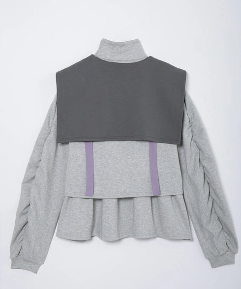 セーラーセットペプラムスウェットジャケット