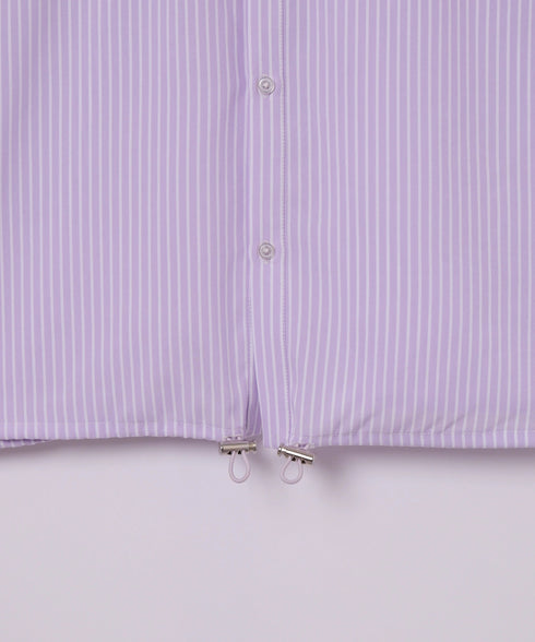 2WAYギャザーポケットビッグストライプシャツ